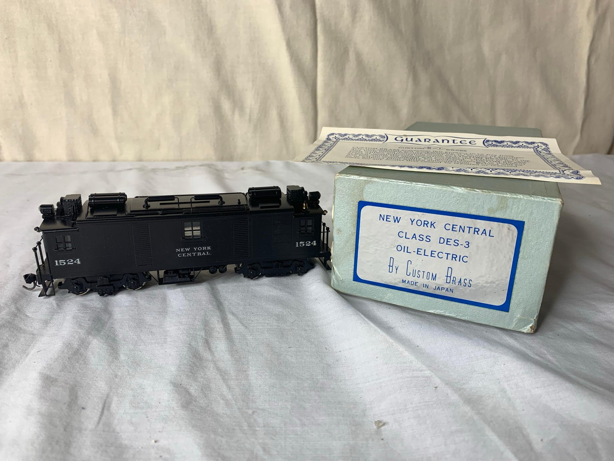 Custom Brass New York Central Class DES-3 Oil Electric Train