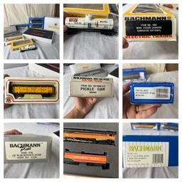 Group of Bachmann Trains