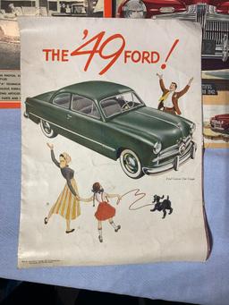 Early Ford Model "A" Album, 1949 Ford Brochure and Early Ford News Magazine