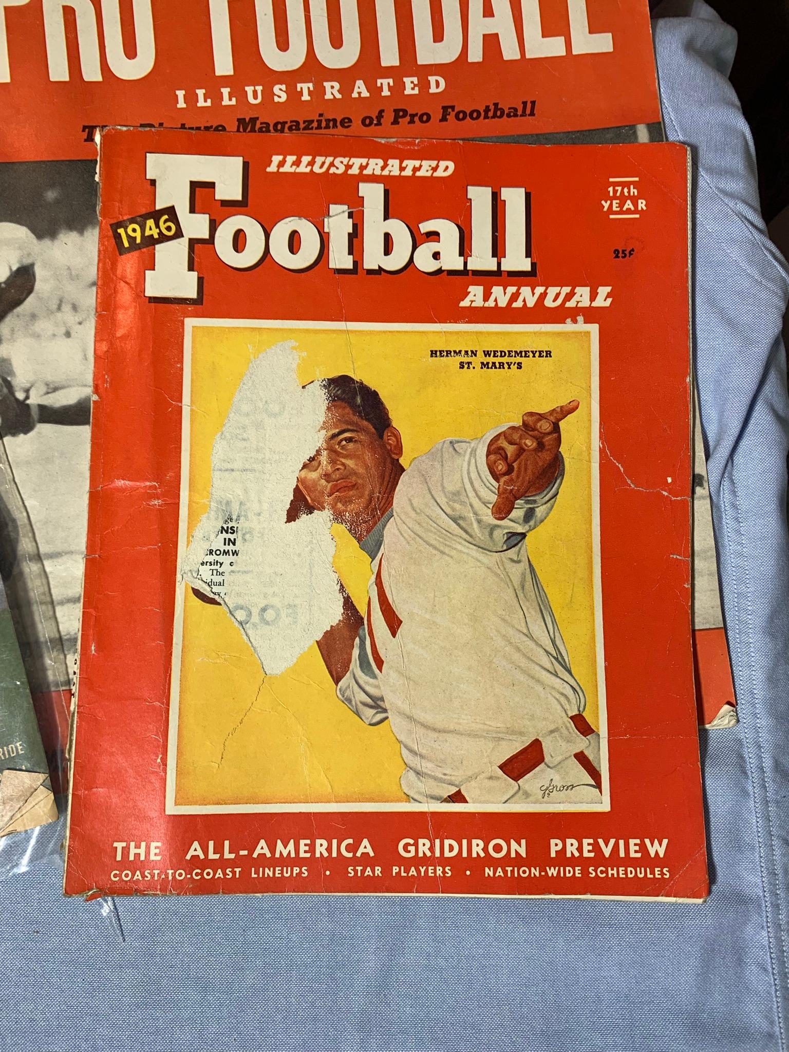 Vintage Pro Football Magazines & 1975  Coloring Book Ohio State