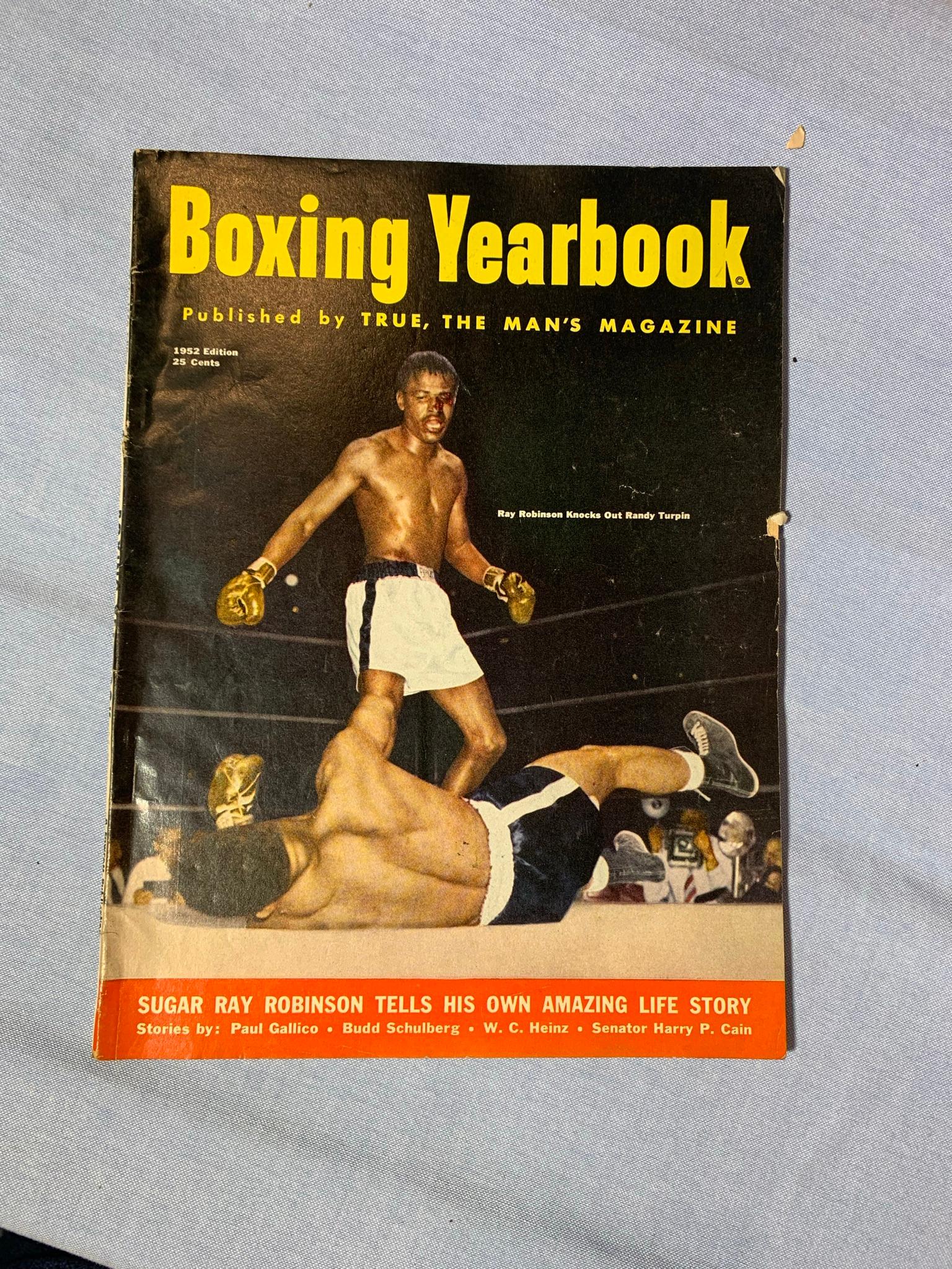 (2) 1952 "The Ring" Magazines & 1952 Boxing Yearbook Magazine