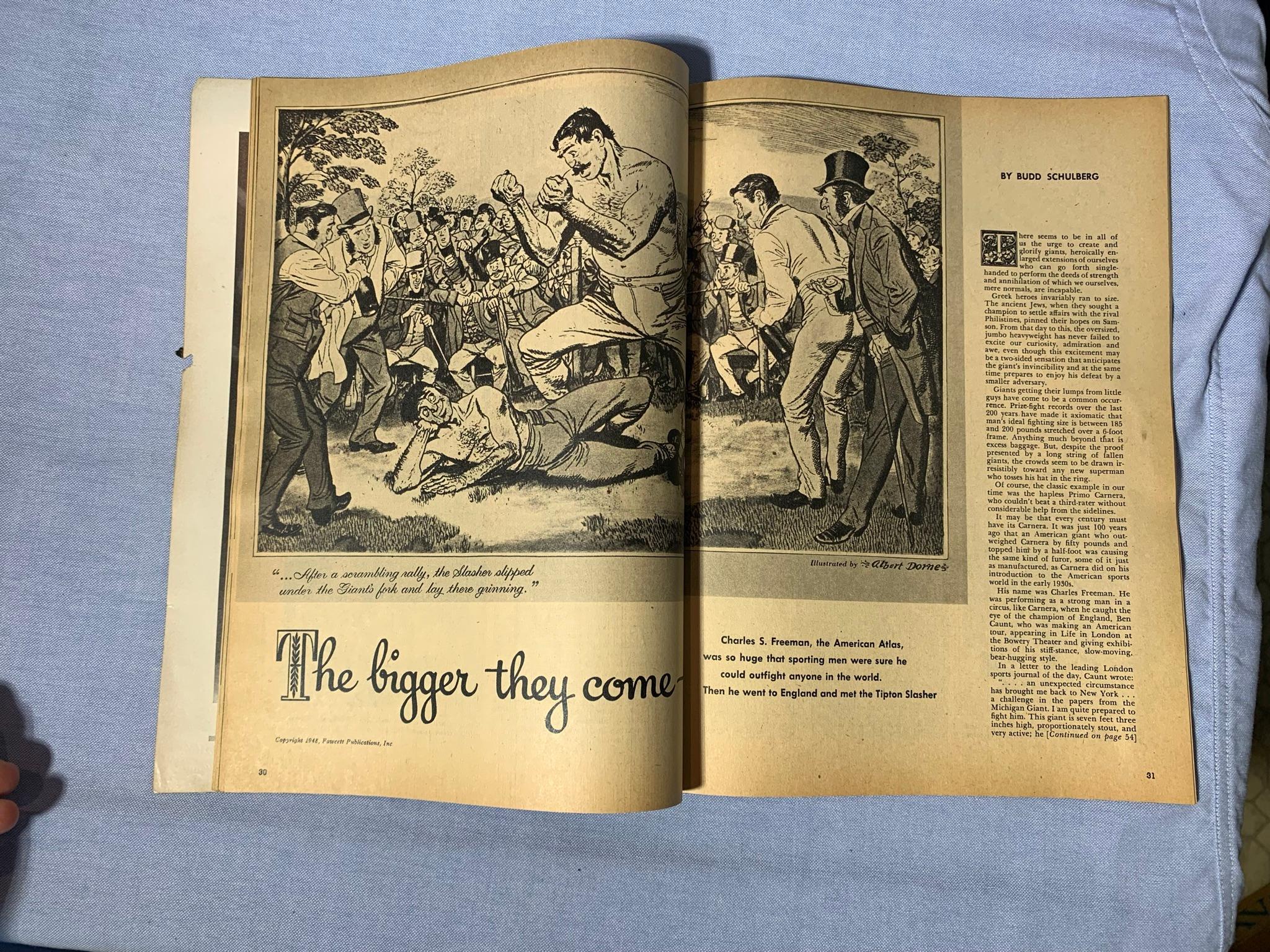 (2) 1952 "The Ring" Magazines & 1952 Boxing Yearbook Magazine