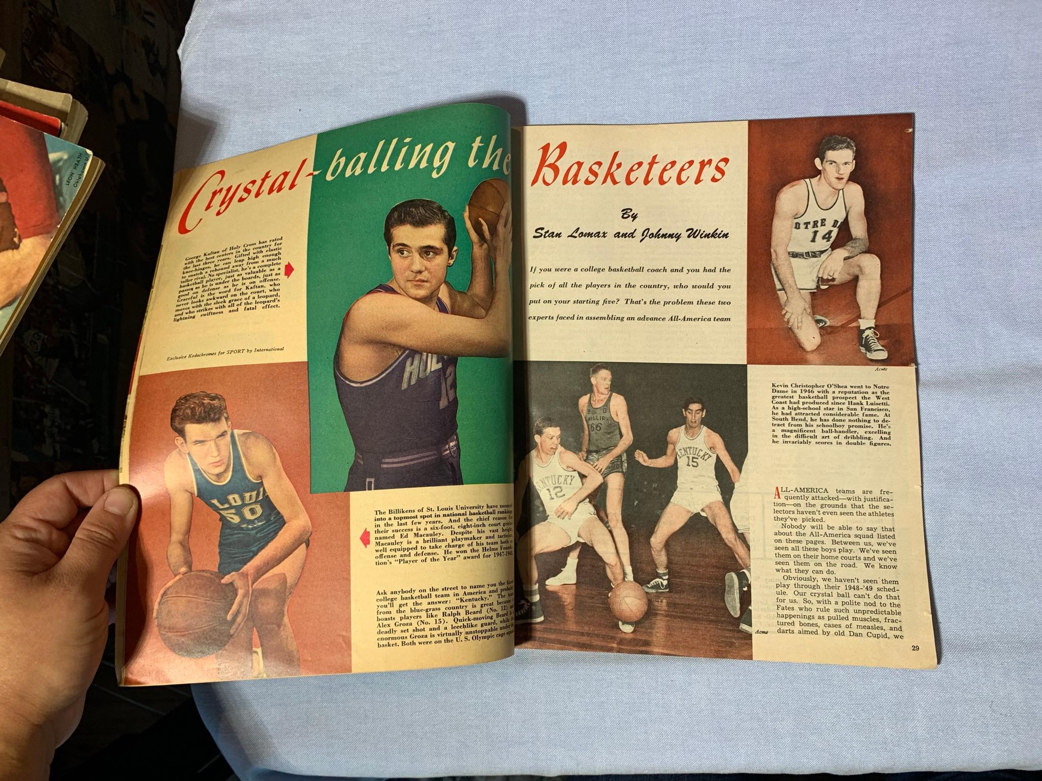 Early Vintage Football Magazines 1950, 1943, 1944