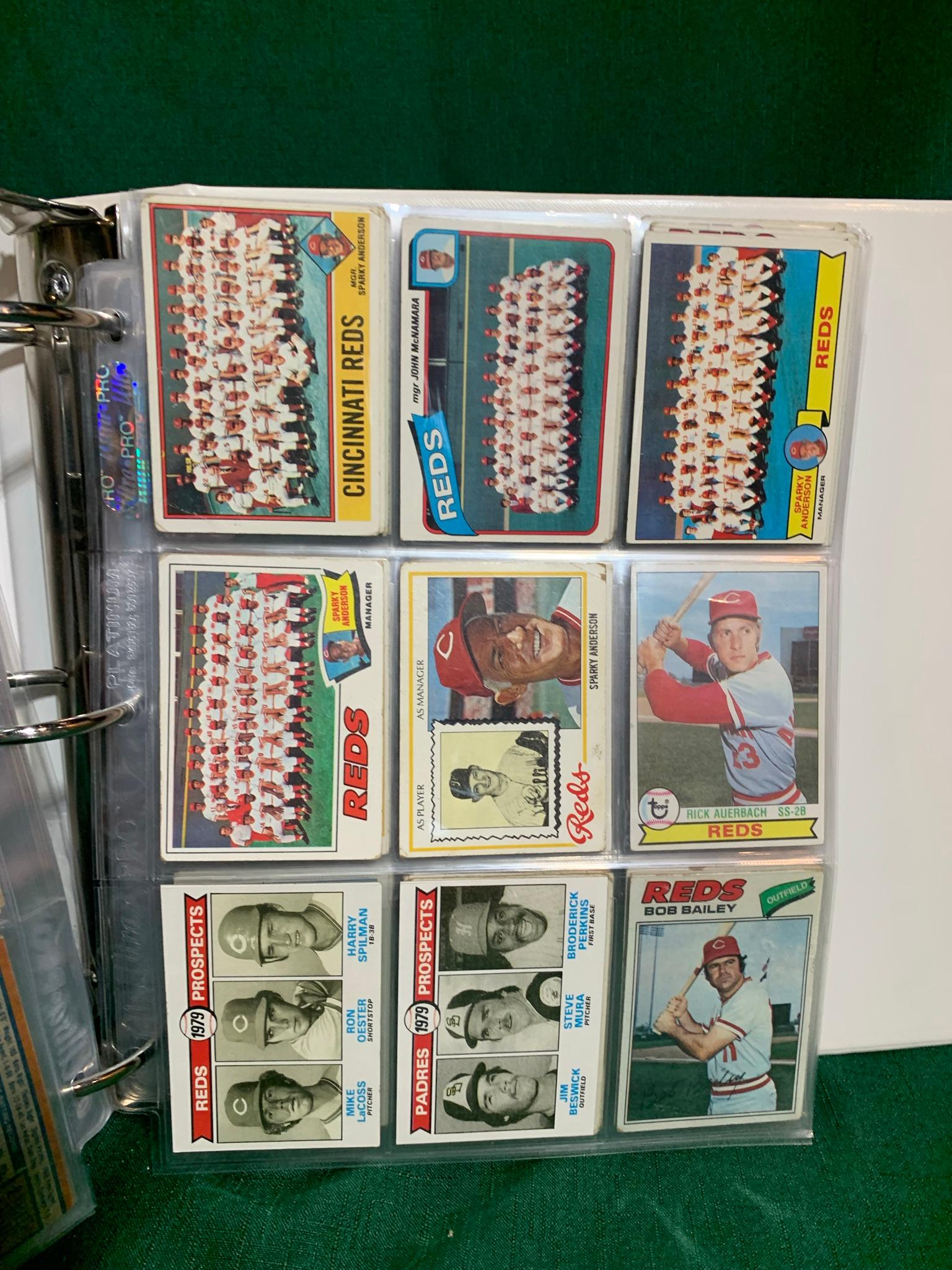 Binder Phillies, Pirates & Reds Baseball Cards