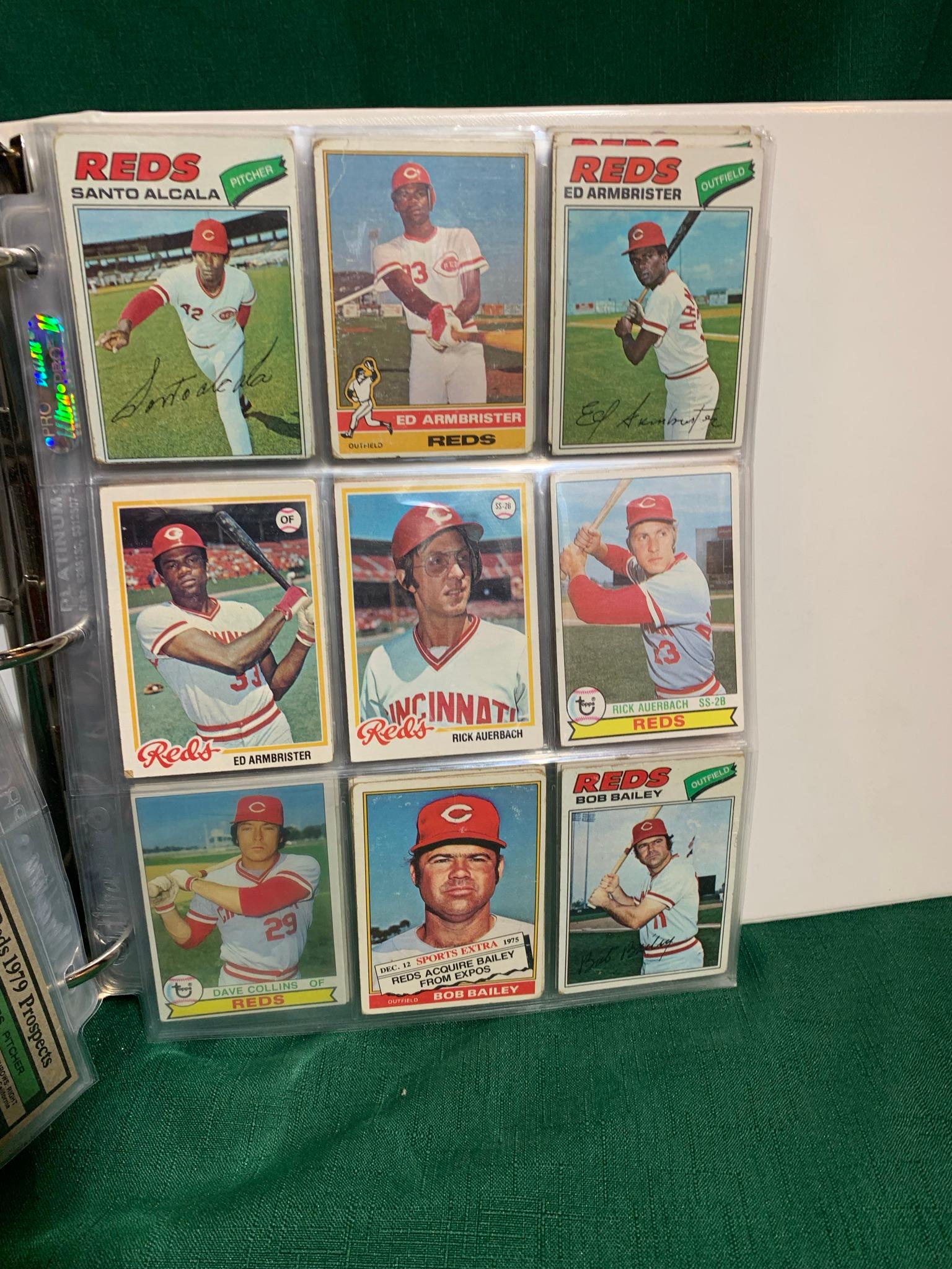 Binder Phillies, Pirates & Reds Baseball Cards