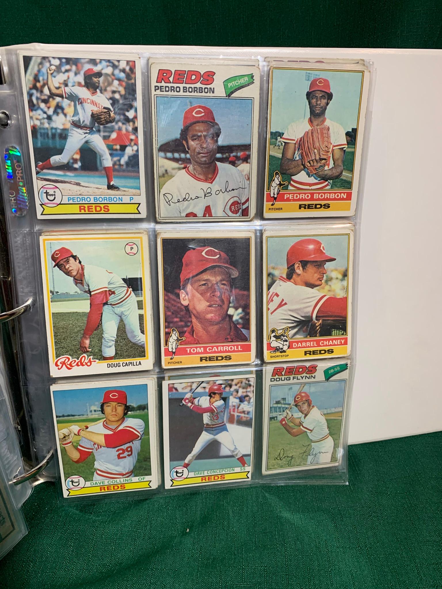 Binder Phillies, Pirates & Reds Baseball Cards