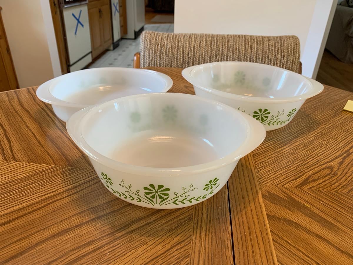 Glasbake Vintage Casserole Dishes