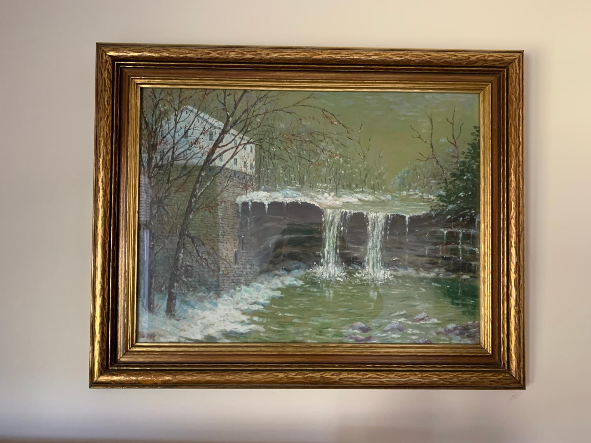 Youngstown, Ohio pastel painting PLUS office cleanout