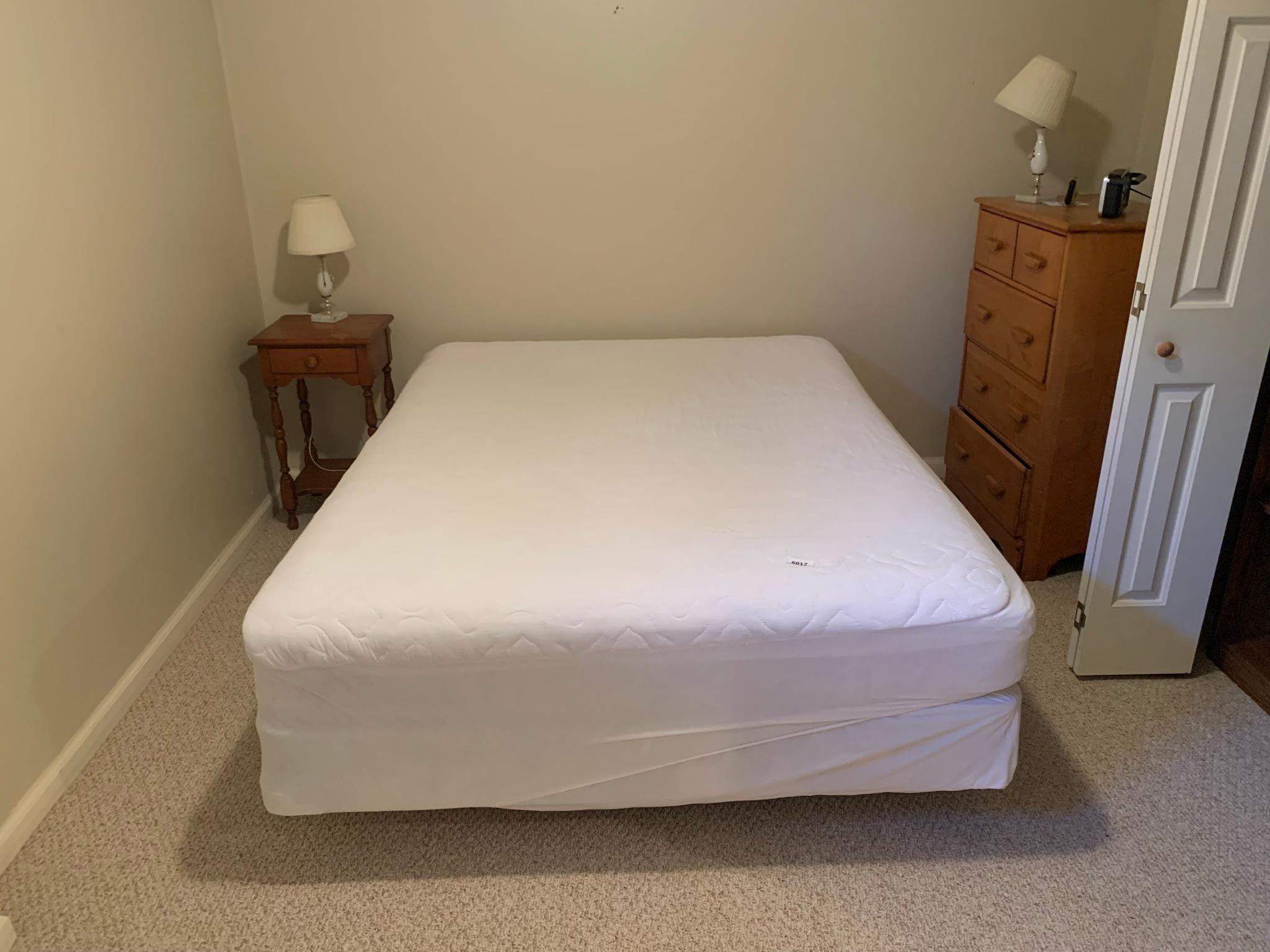 Clean Out Basement Bedroom -  Full  Bed, Night Stand, Dresser & Closet Contents