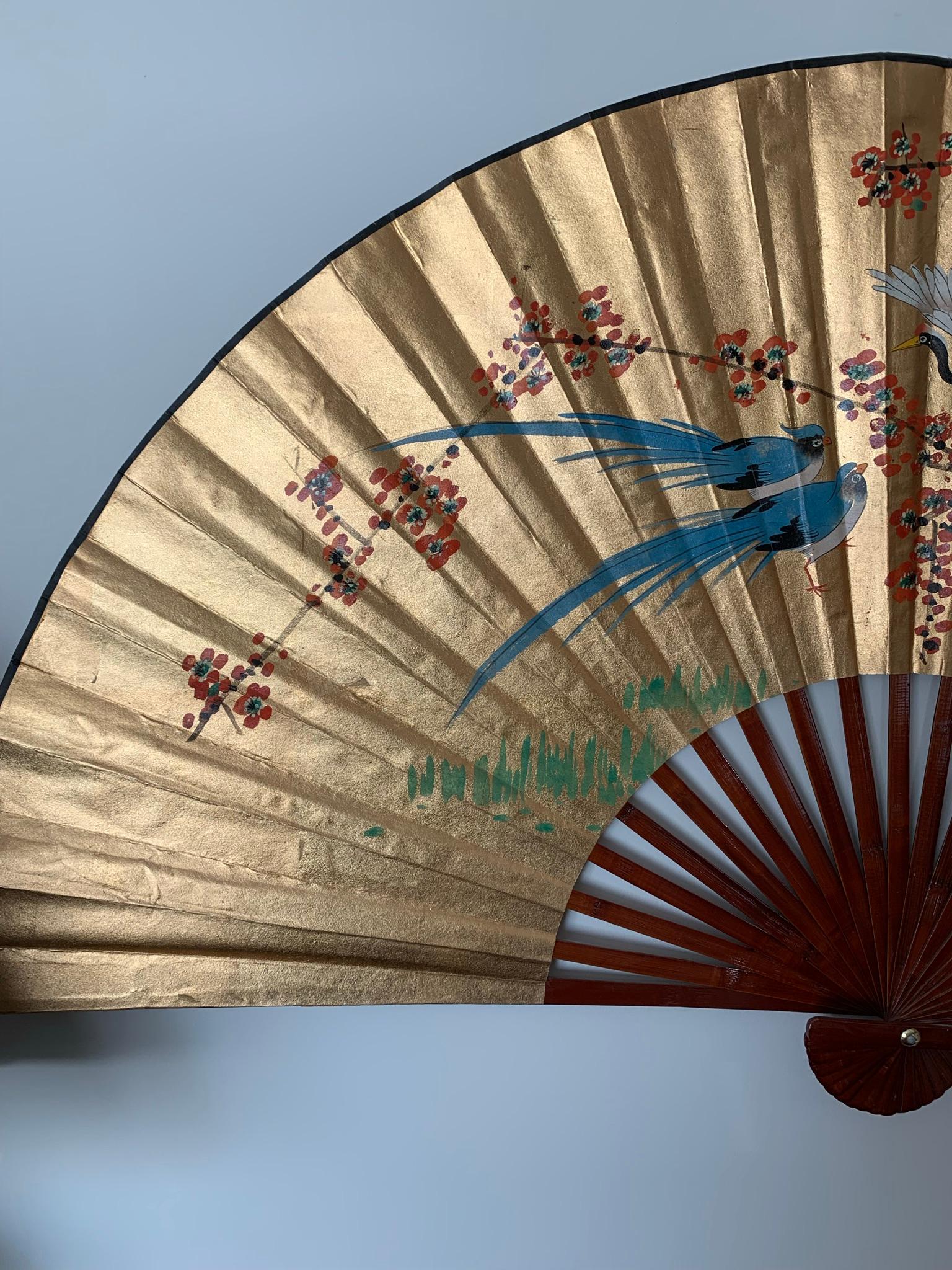 Oriental Style Fan Wall Hanging
