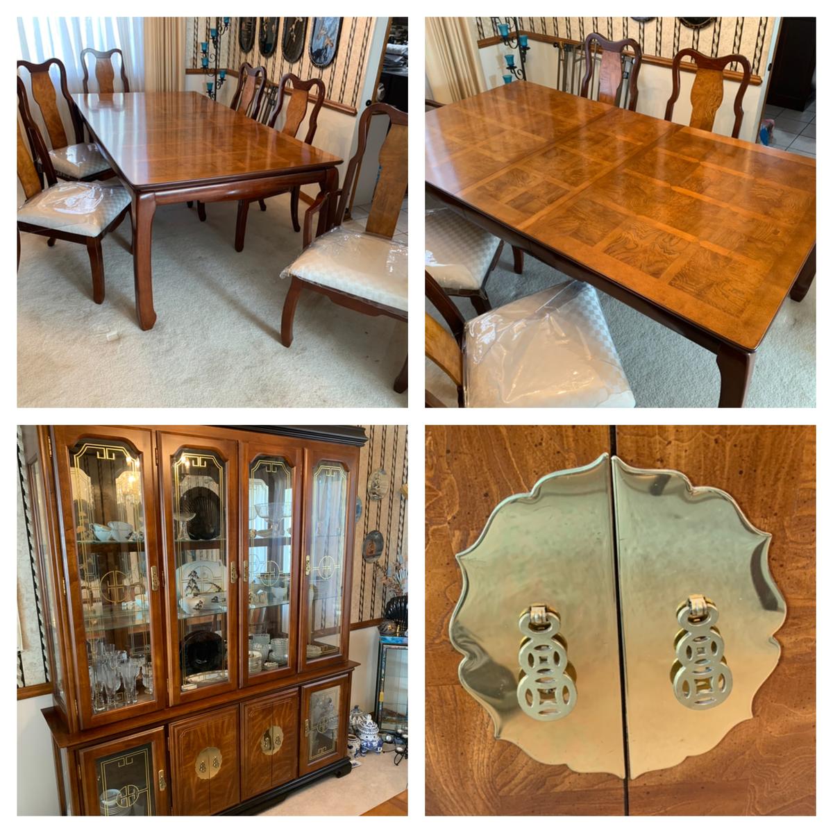 Beautiful Dining Room Table & China Hutch