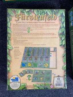 Formidable Foes, Furstenfeld, Power Grid: Factory Manager, Power Grid: The First Sparks