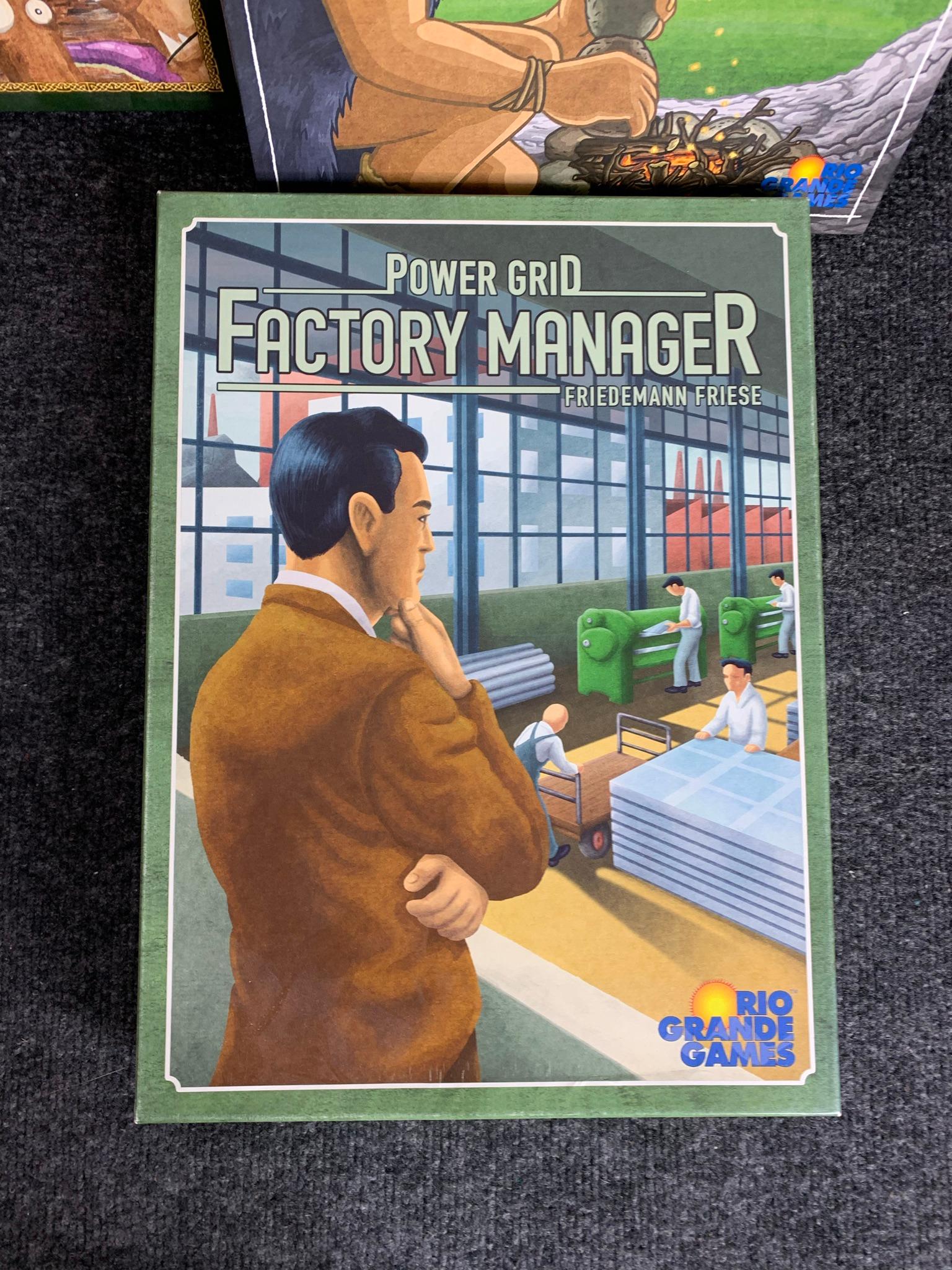 Formidable Foes, Furstenfeld, Power Grid: Factory Manager, Power Grid: The First Sparks