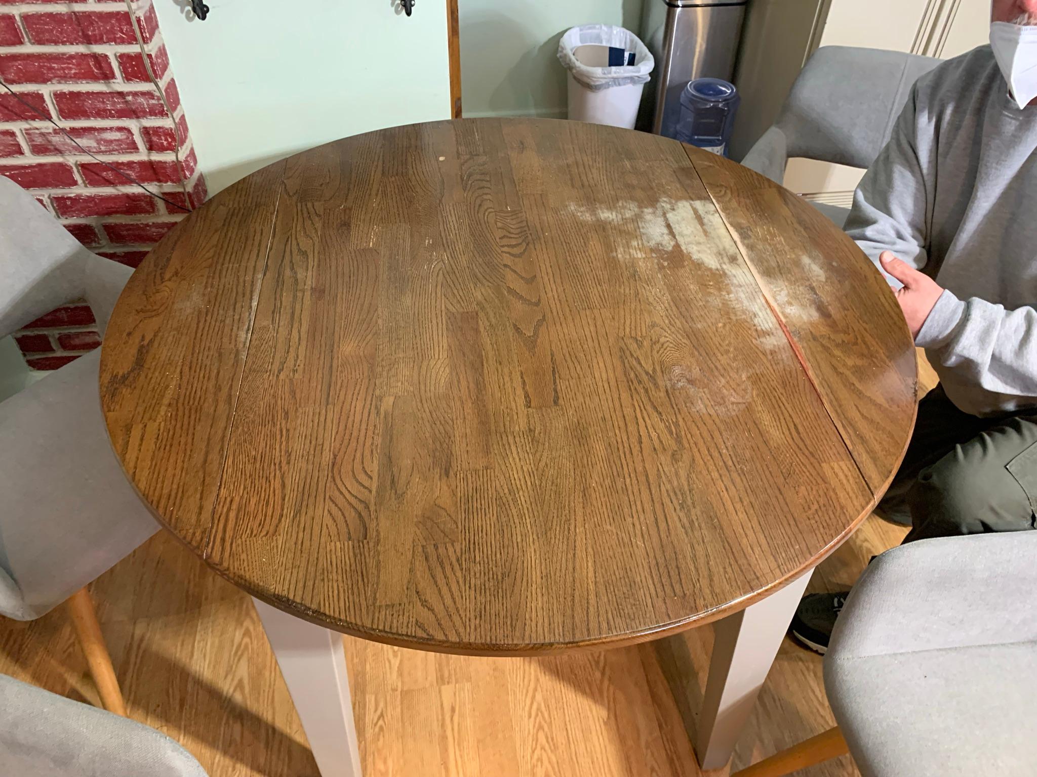 Drop Leaf Dining Table with 4 Chairs