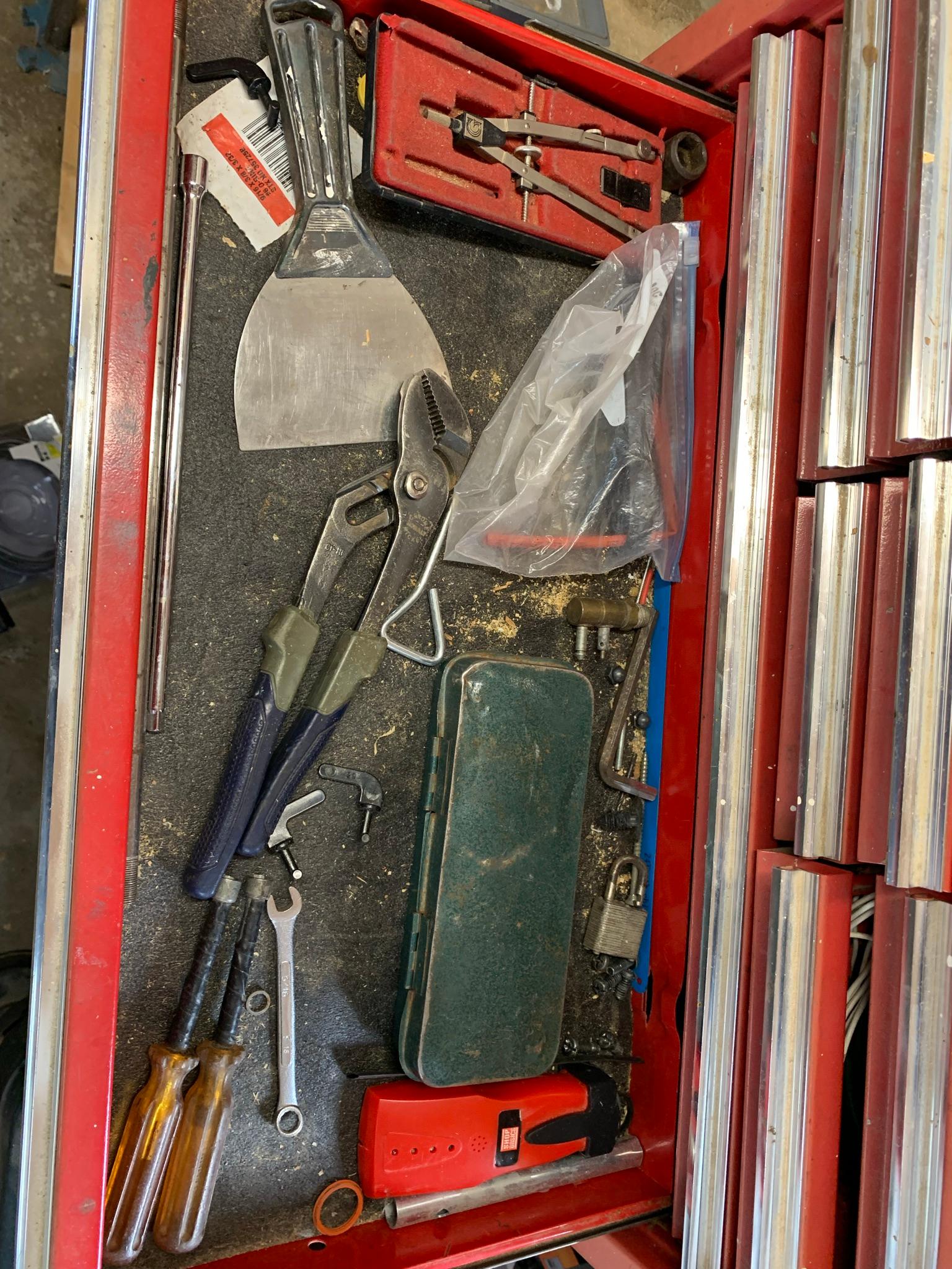 Homak Tool Box with Contents & Stand