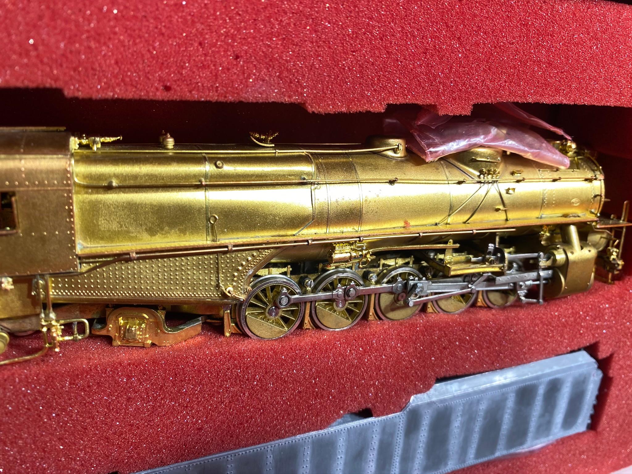 HO Model Railroad Brass Locomotive + Tender