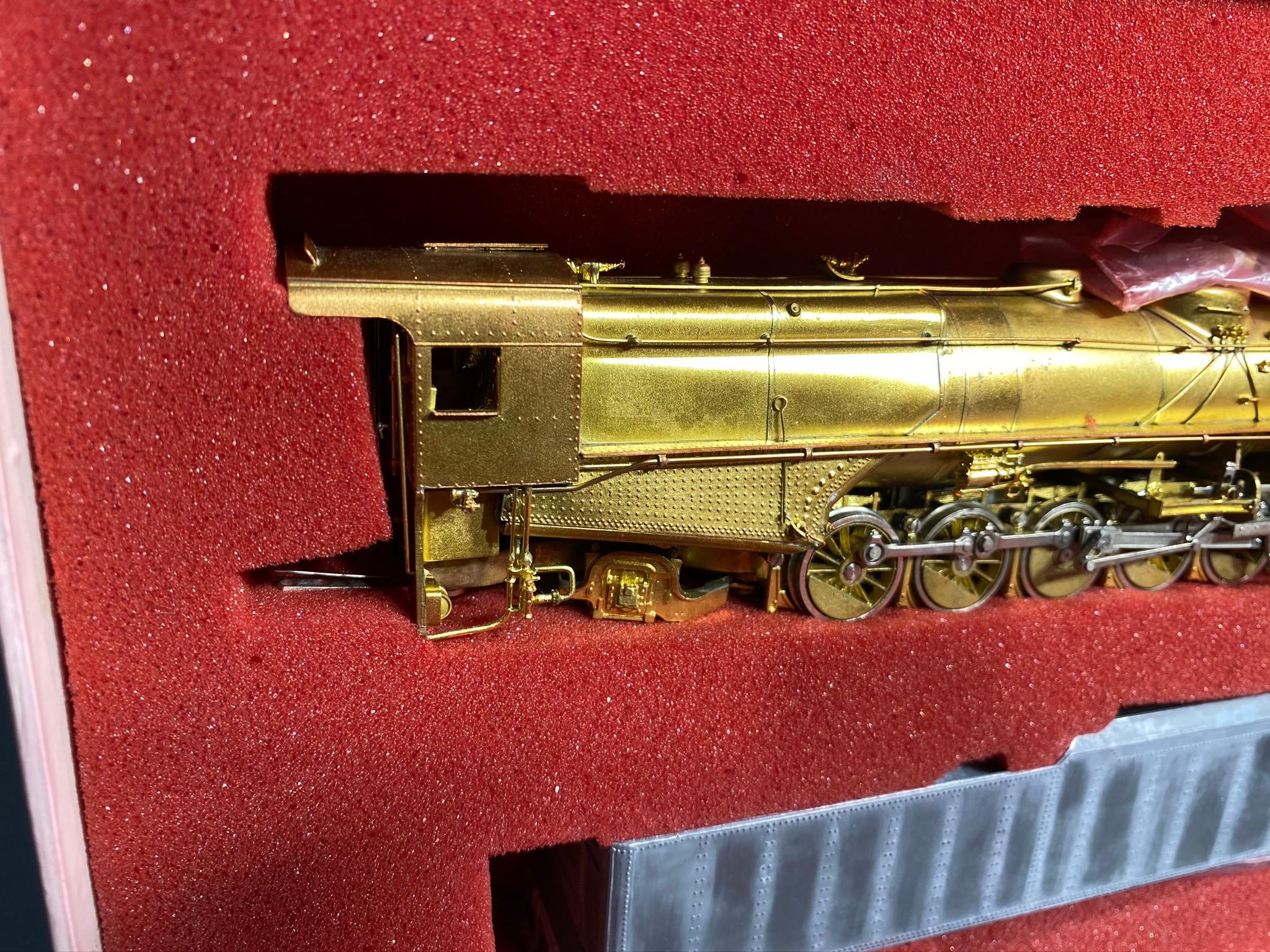 HO Model Railroad Brass Locomotive + Tender