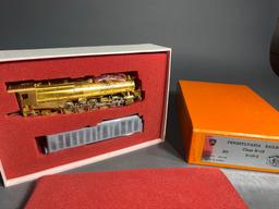 HO Model Railroad Brass Locomotive + Tender