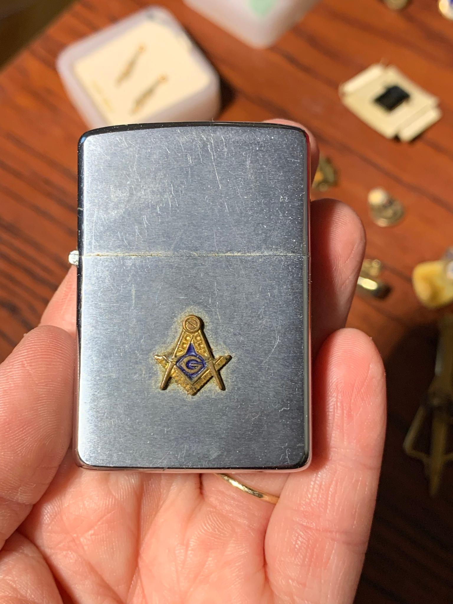 Mens 10K Gold RIng, Zippo Lighter & More