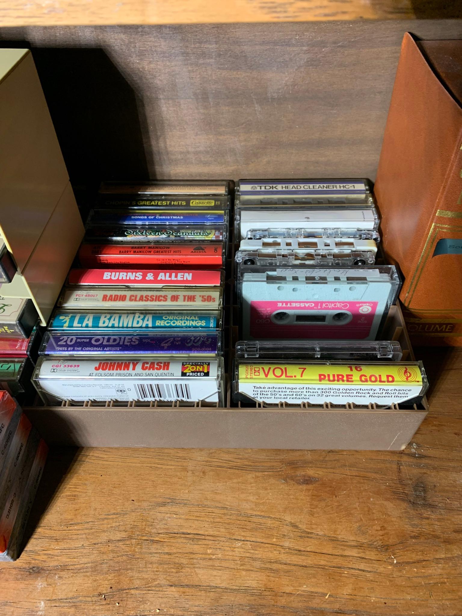 Great Selection of Records, Cassette Tapes & CD's.  See Photos for Titles