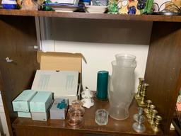 Great Group of Decorative Items, Candle Sticks, Partylite, Ceramic Houses & More