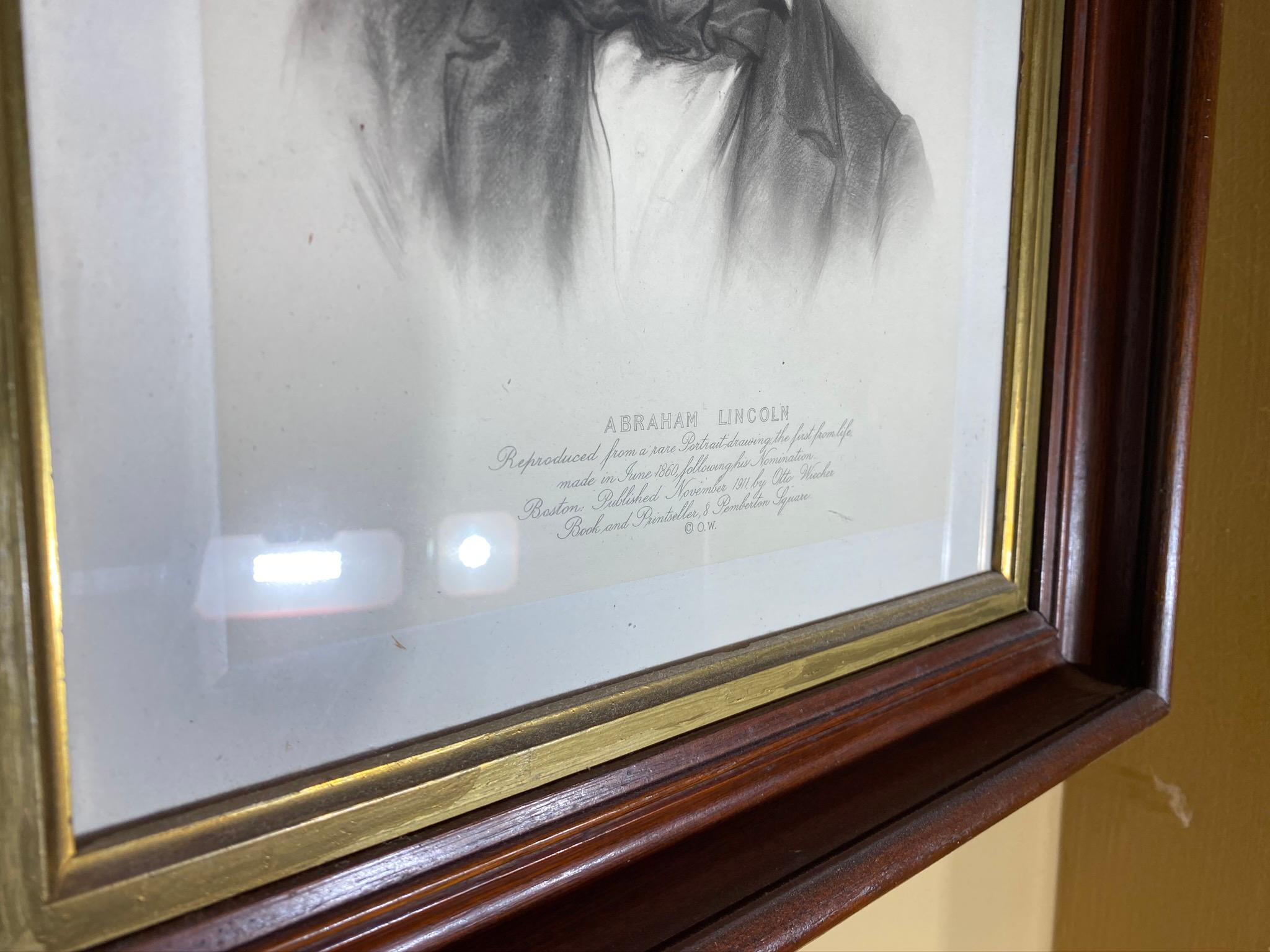 5 Antique Abraham Lincoln Prints