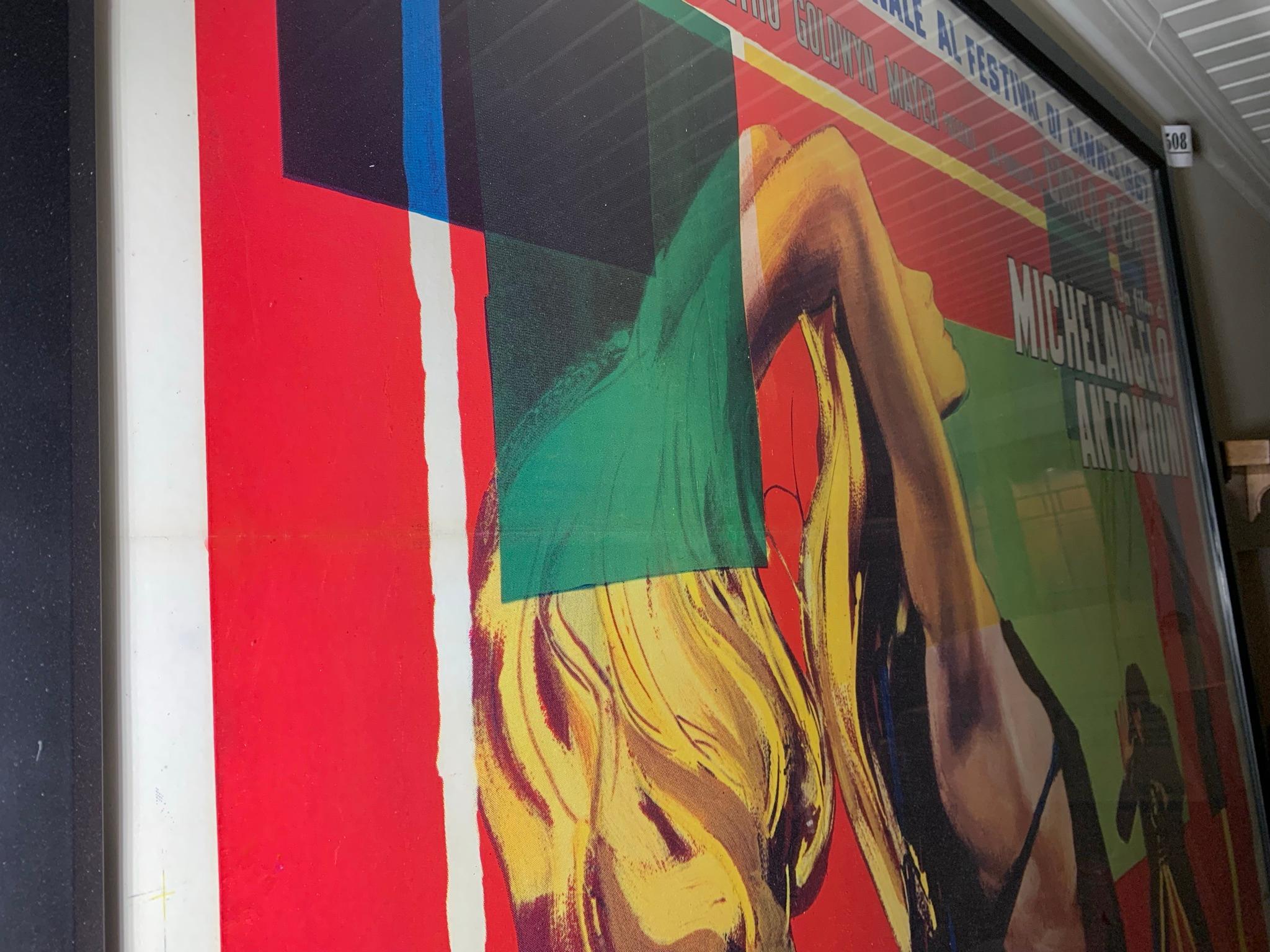 Giant Sized Framed Vintage Movie Poster Vanessa Redgrave Blow-Up