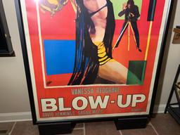 Giant Sized Framed Vintage Movie Poster Vanessa Redgrave Blow-Up