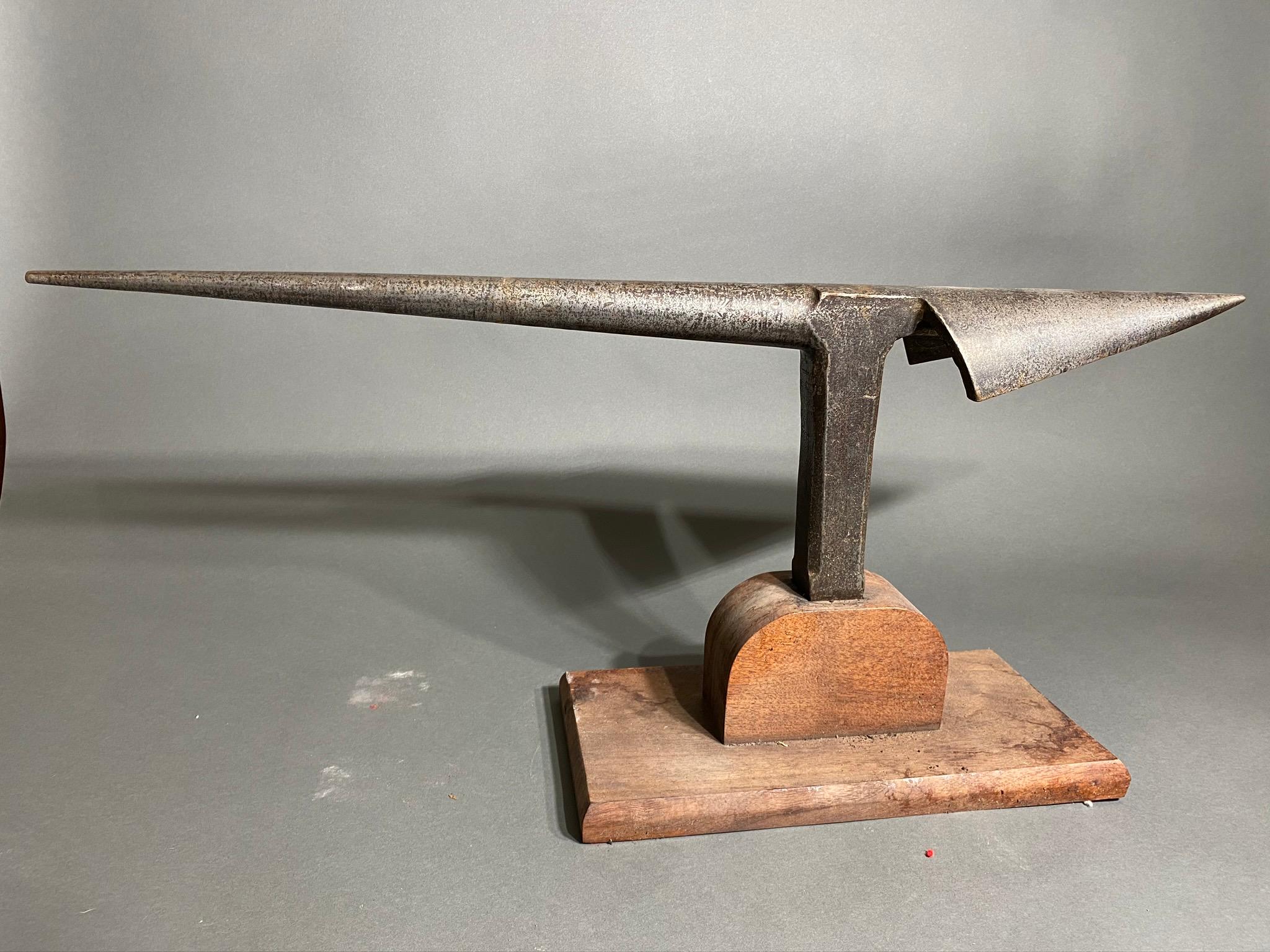 Antique Tinsmith's Blowhorn Stake Anvil