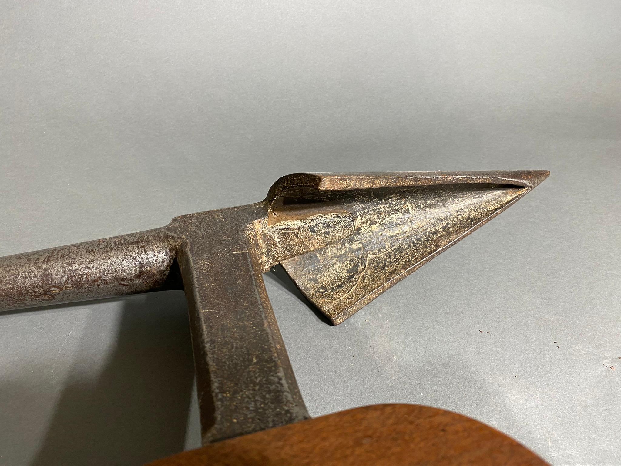 Antique Tinsmith's Blowhorn Stake Anvil
