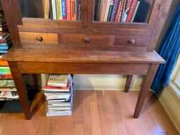 Antique 16-pane Plantation Secretary Desk