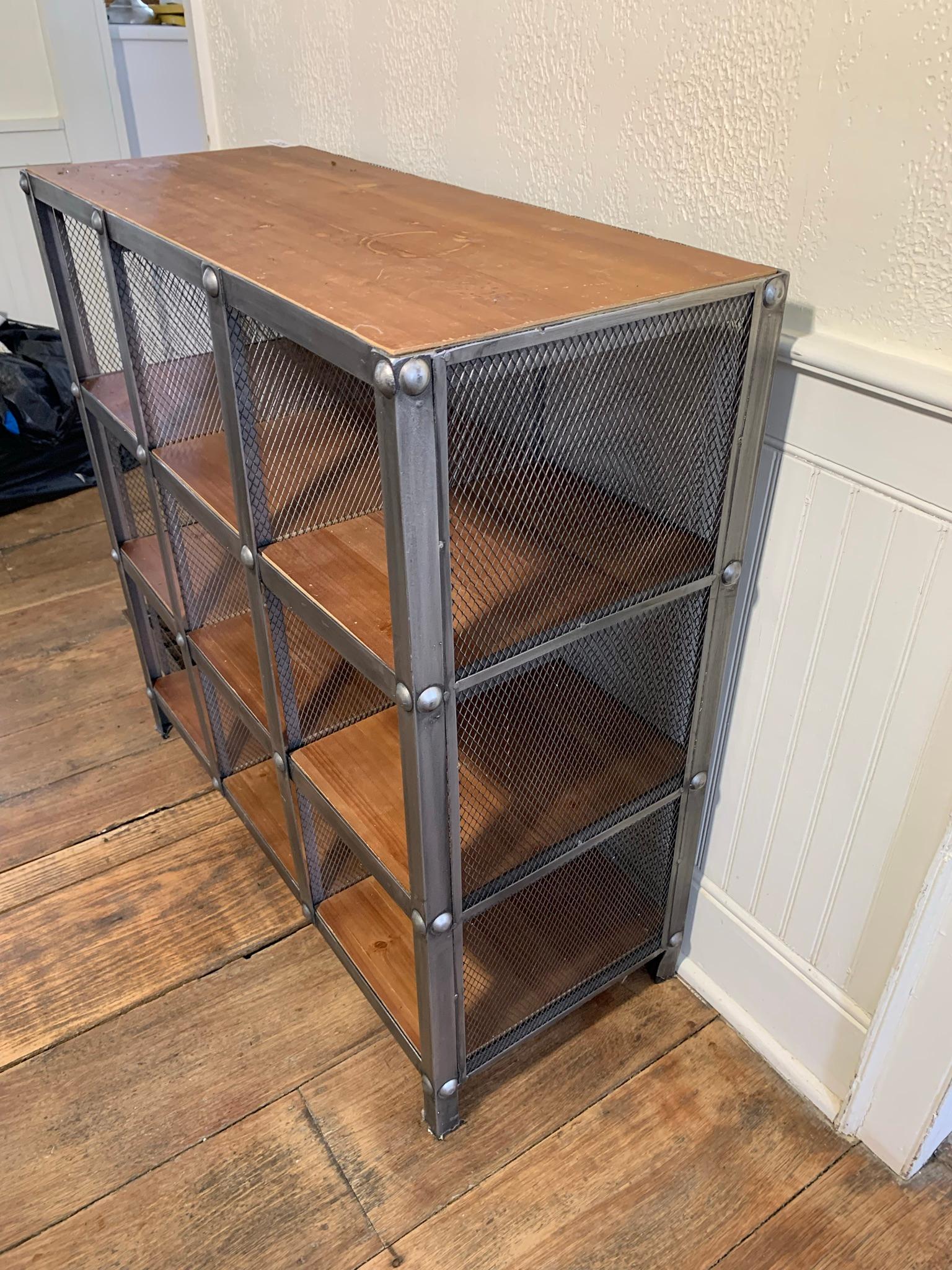 Beautiful Industrial Style Cube Shelf