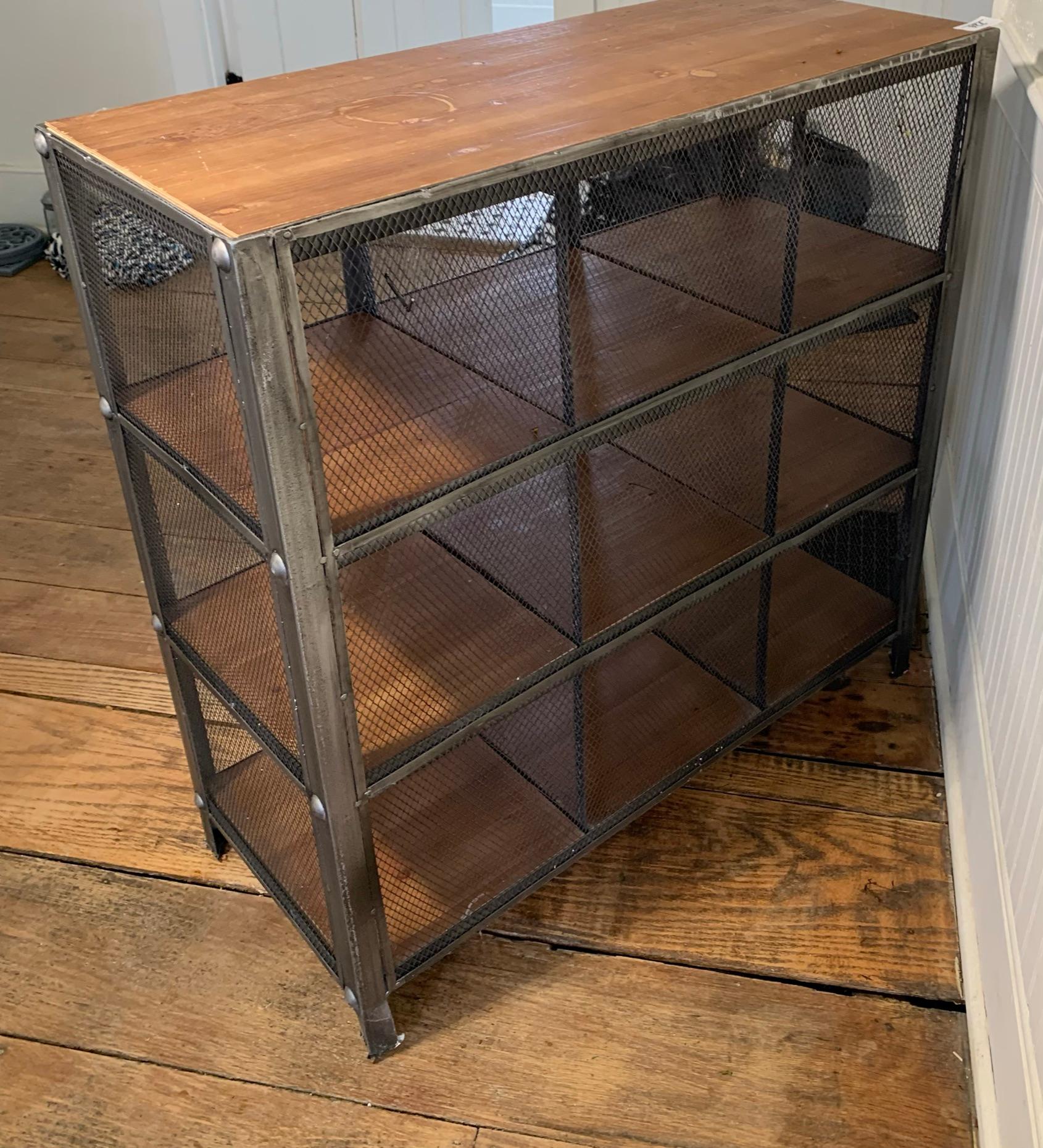 Beautiful Industrial Style Cube Shelf