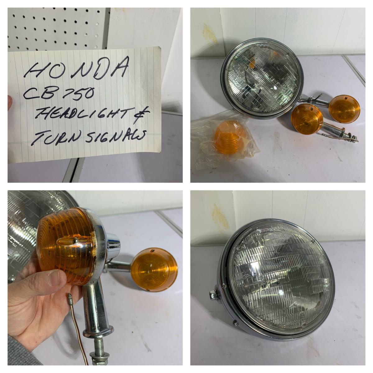 Honda CB 750 Headlight & Turn Signals