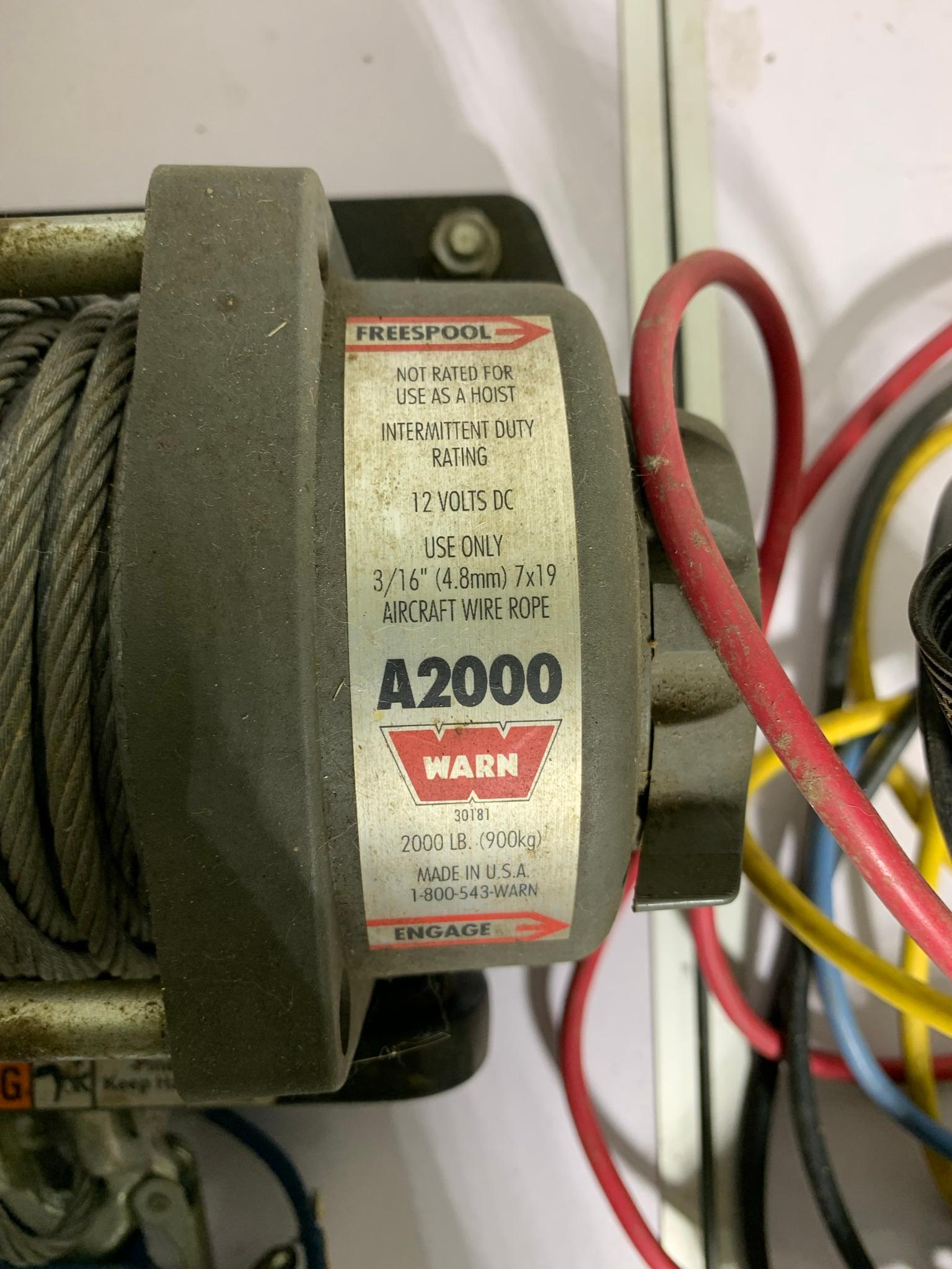 Yamaha Warn A2000 Winch