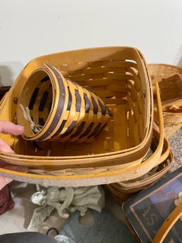 Group lot of baskets including Longaberger