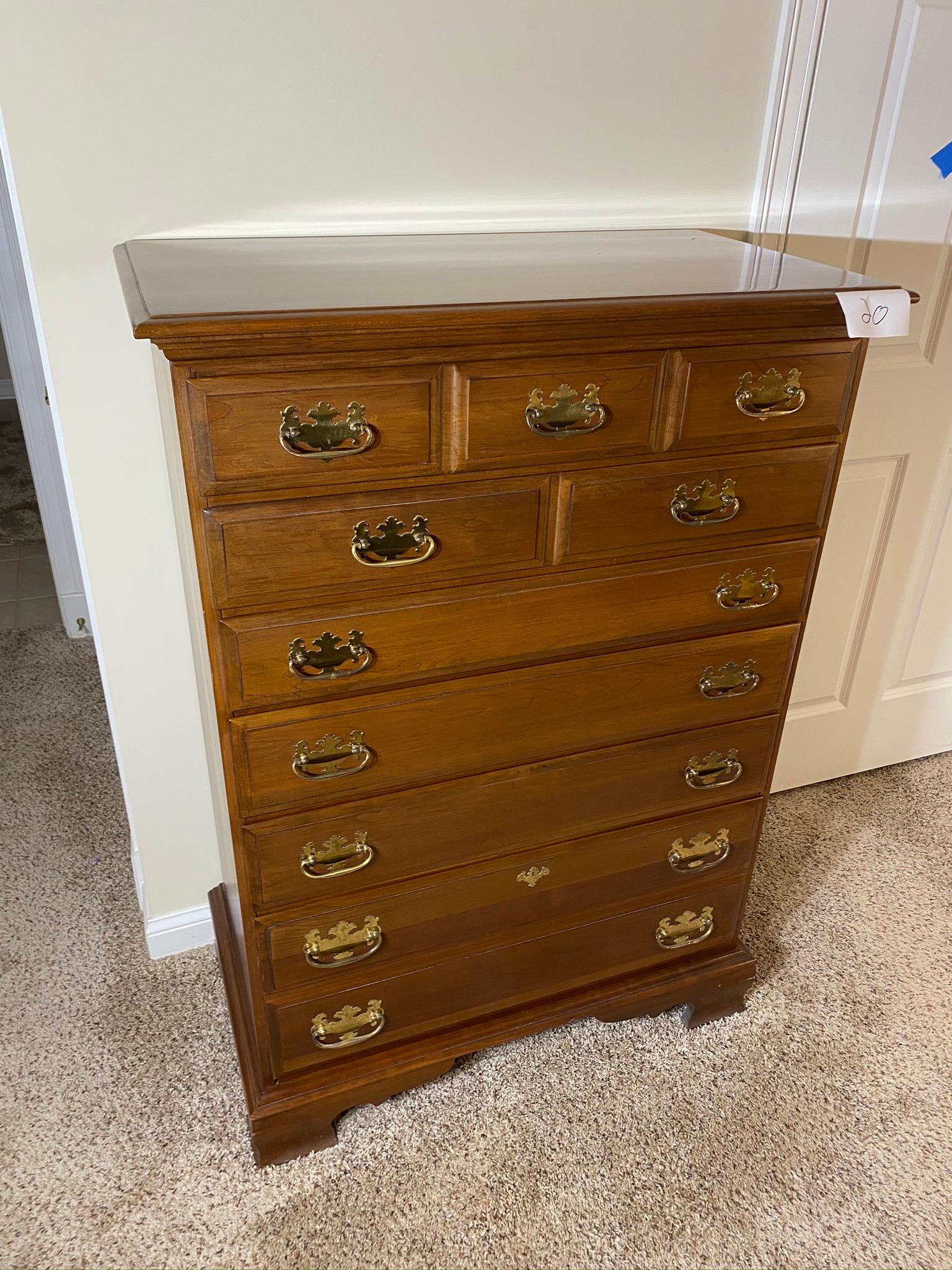 Vintage Cherry wood dresser by the Sterlingworth Corporation