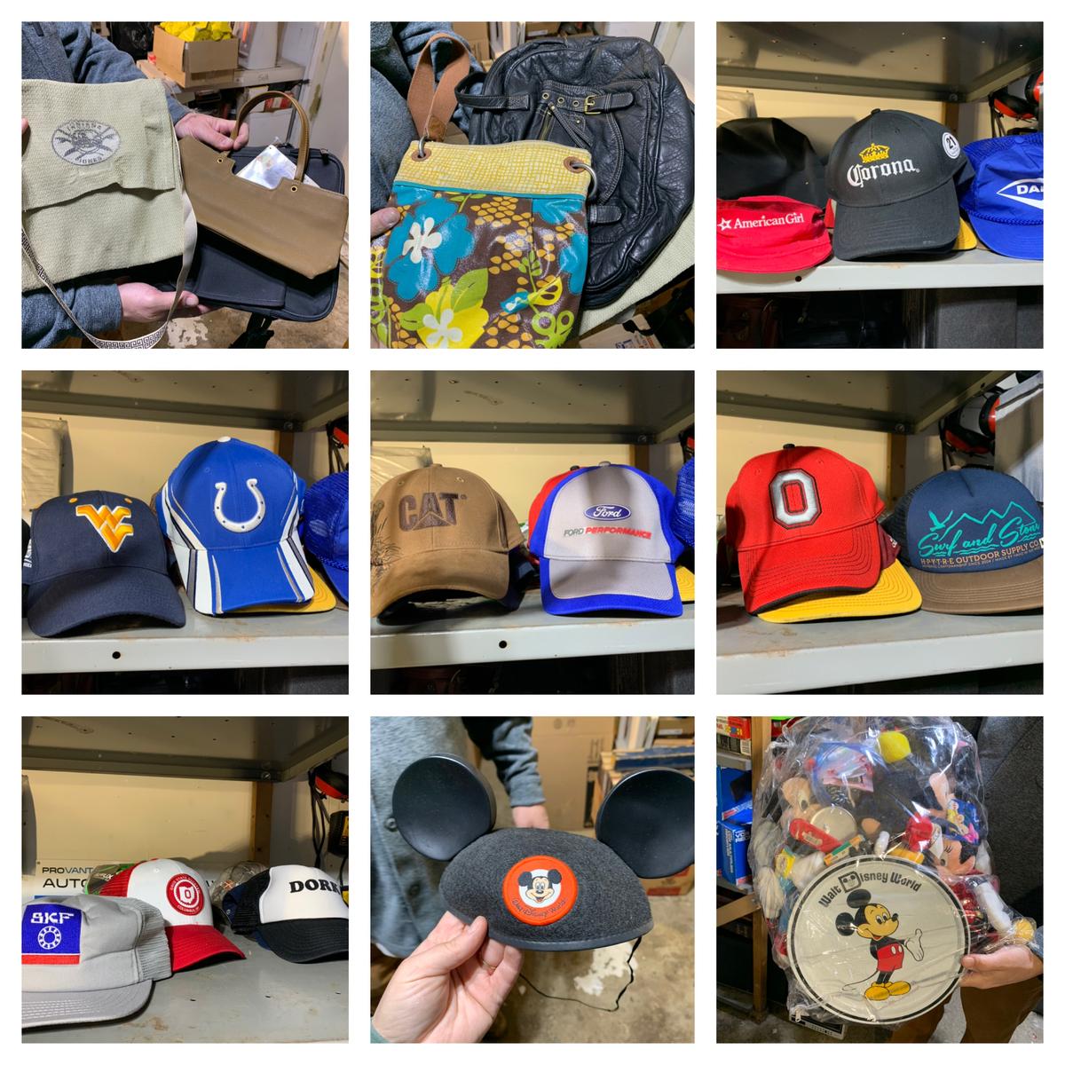 Bags, Hats & Mickey & Minnie Mouse Items