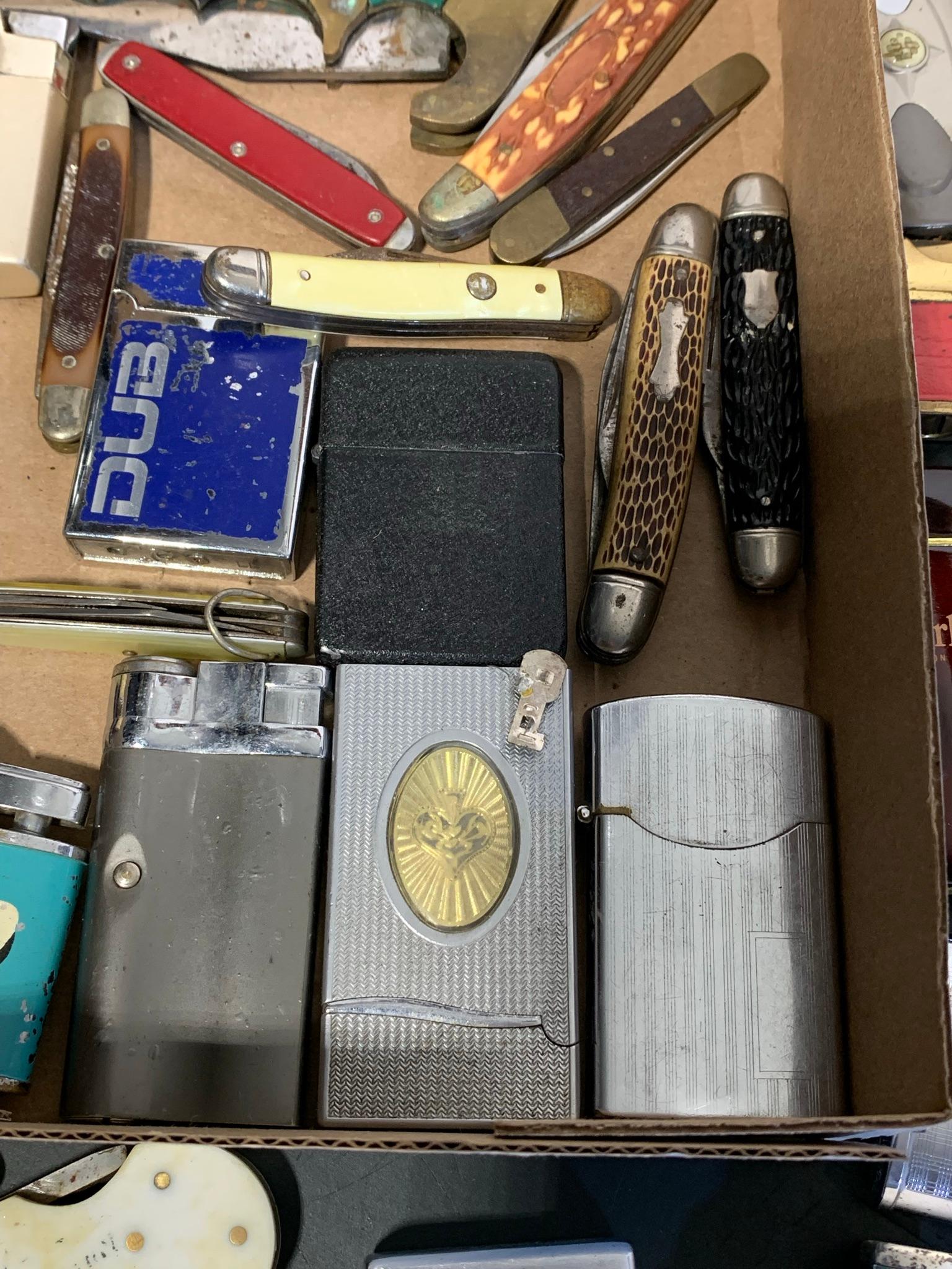 Great Group of Pocket Watches & Lighters