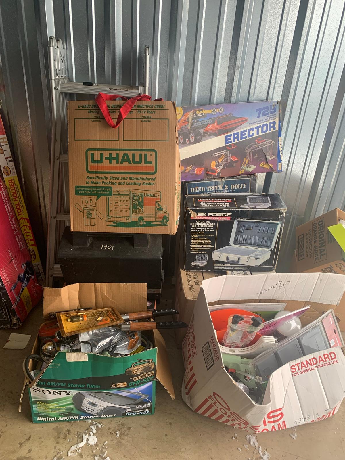 Large Group of Household Items, New Tools, Erector Set, Scooter, Vintage Fishing Poles & More