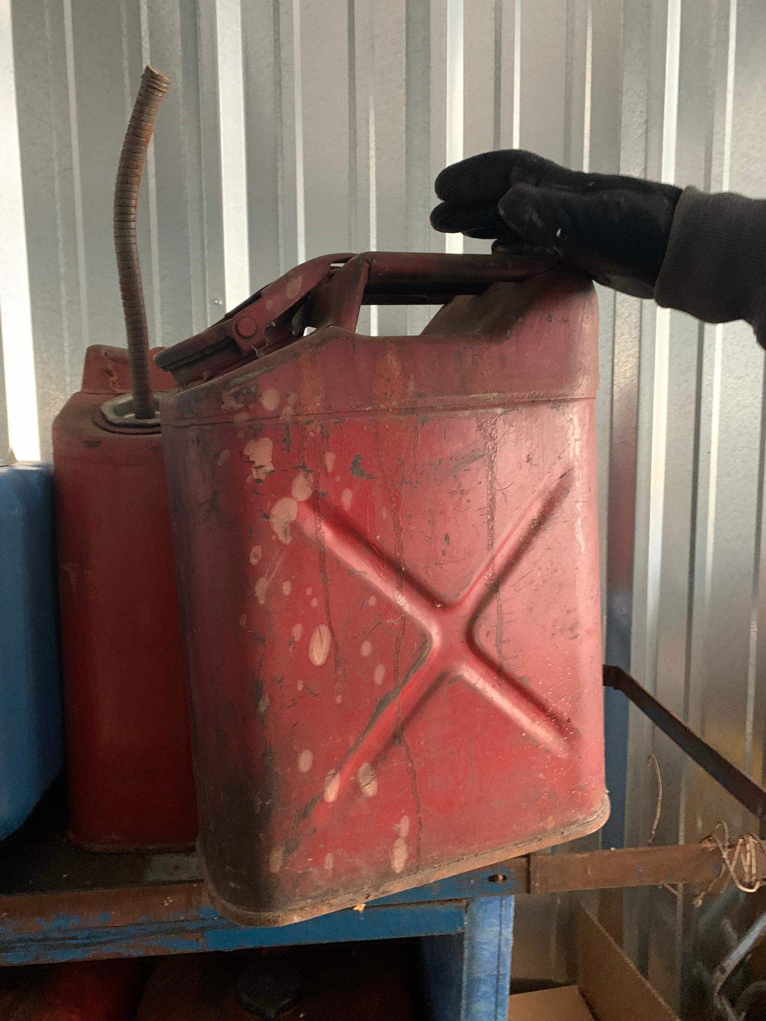 Large Group of Gas Cans, Plastic Storage Containers, Fiestaware, Desk, Household Items, Books & More