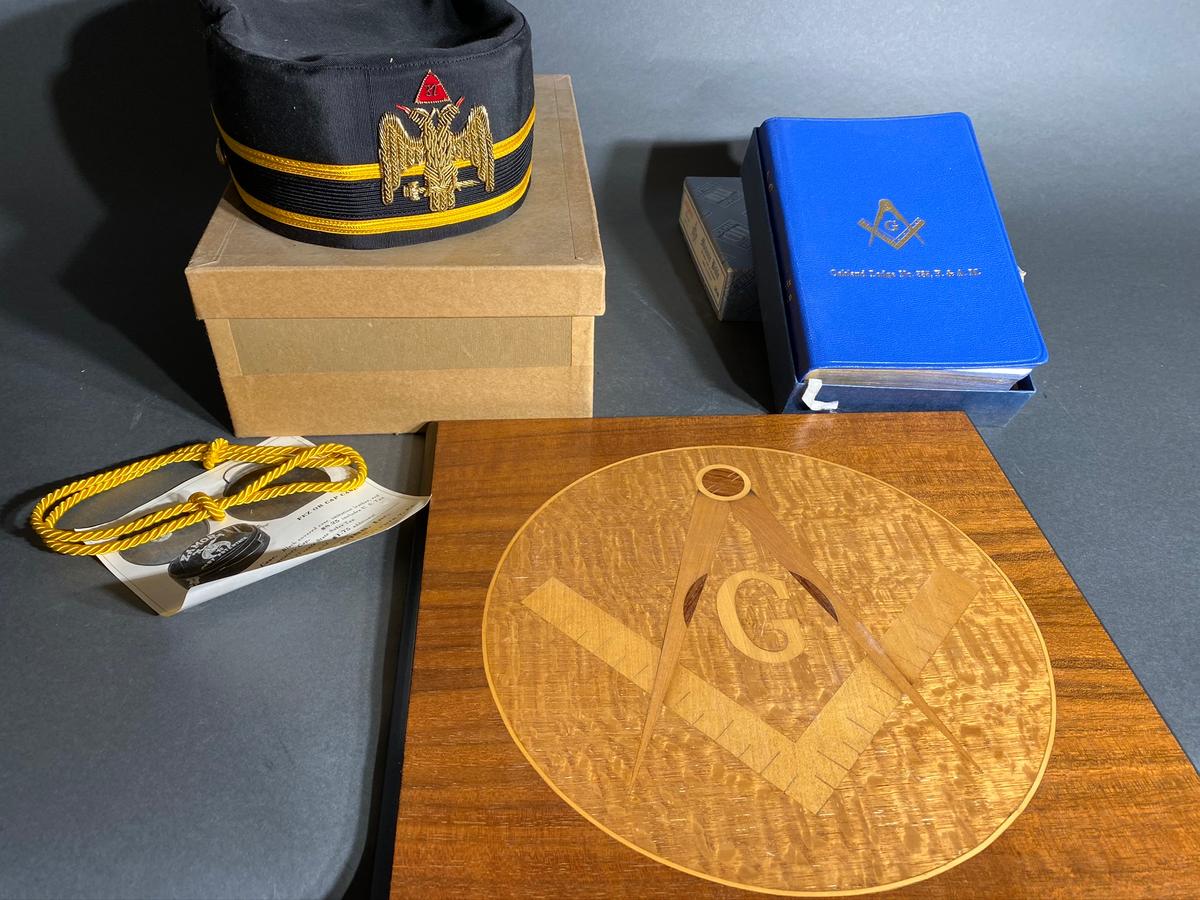 Group lot of Vintage Masonic items