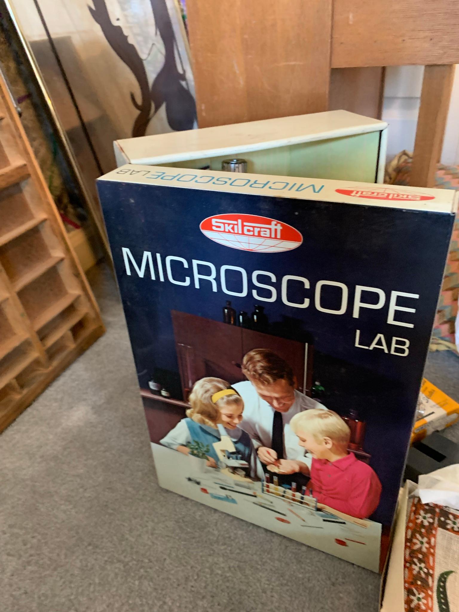 Microscope, Crafting Items, Electronics, Printer Drawer, Child's Piano & More