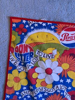 Vintage Pepsi Bed Cover by Sears