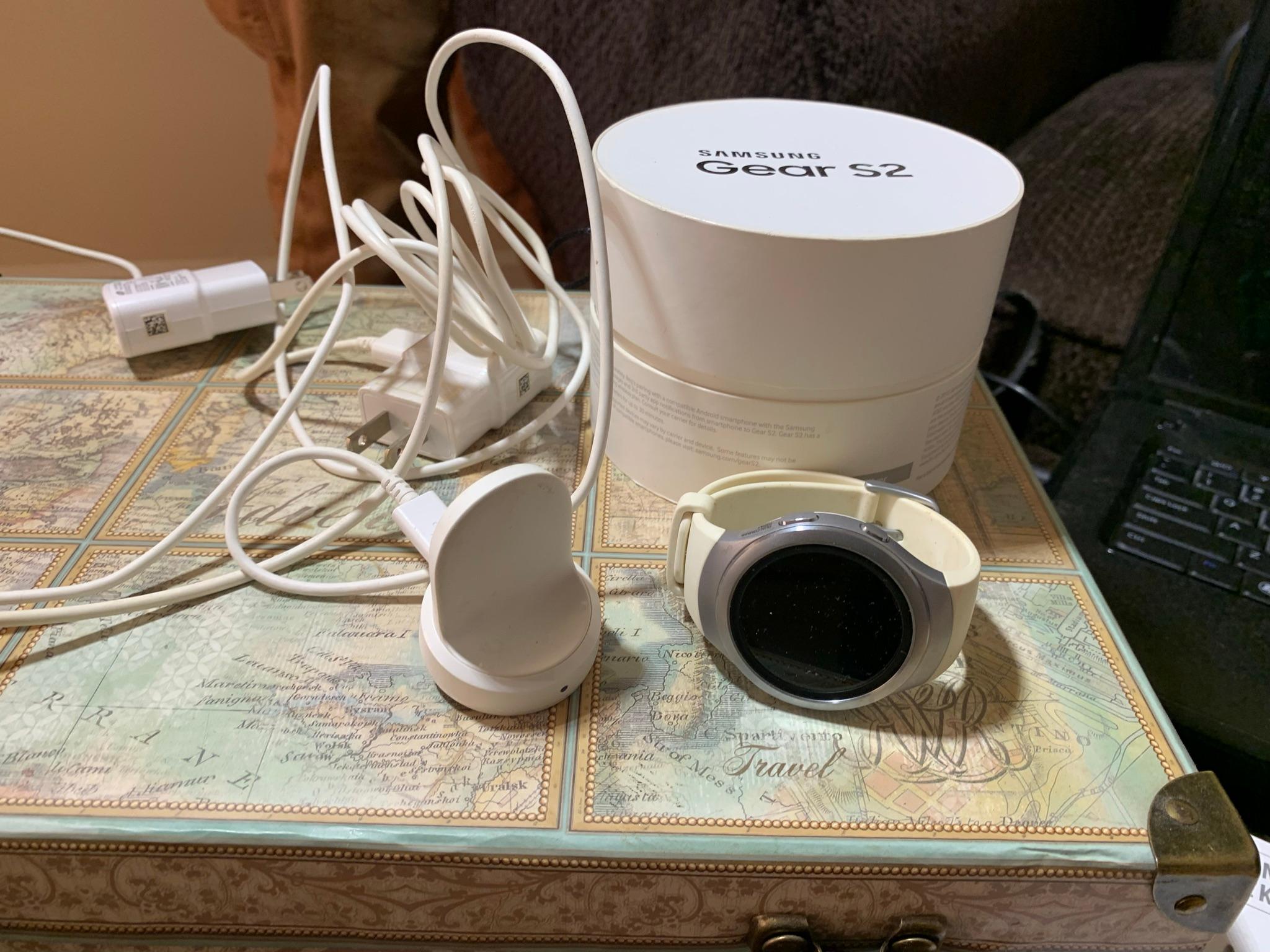 Group of Electronics - Dell Laptop, Samsung Gear S2 Watch, Samsung Phone & More