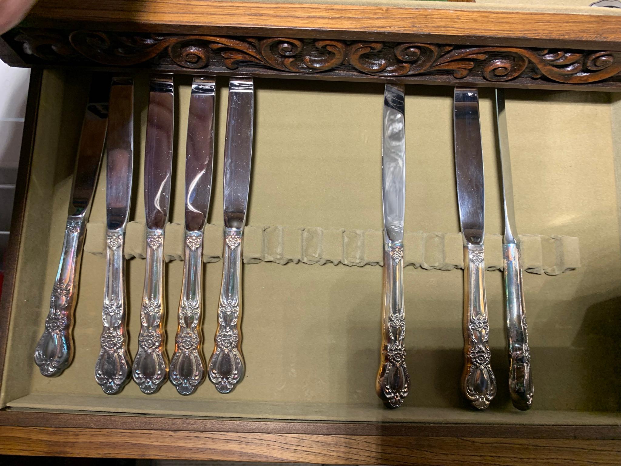 Great MCM Silver Plate Rogers Bros. Flatware.  Not Complete