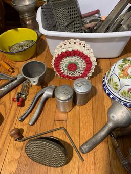 Great Group of Antique Kitchen Items