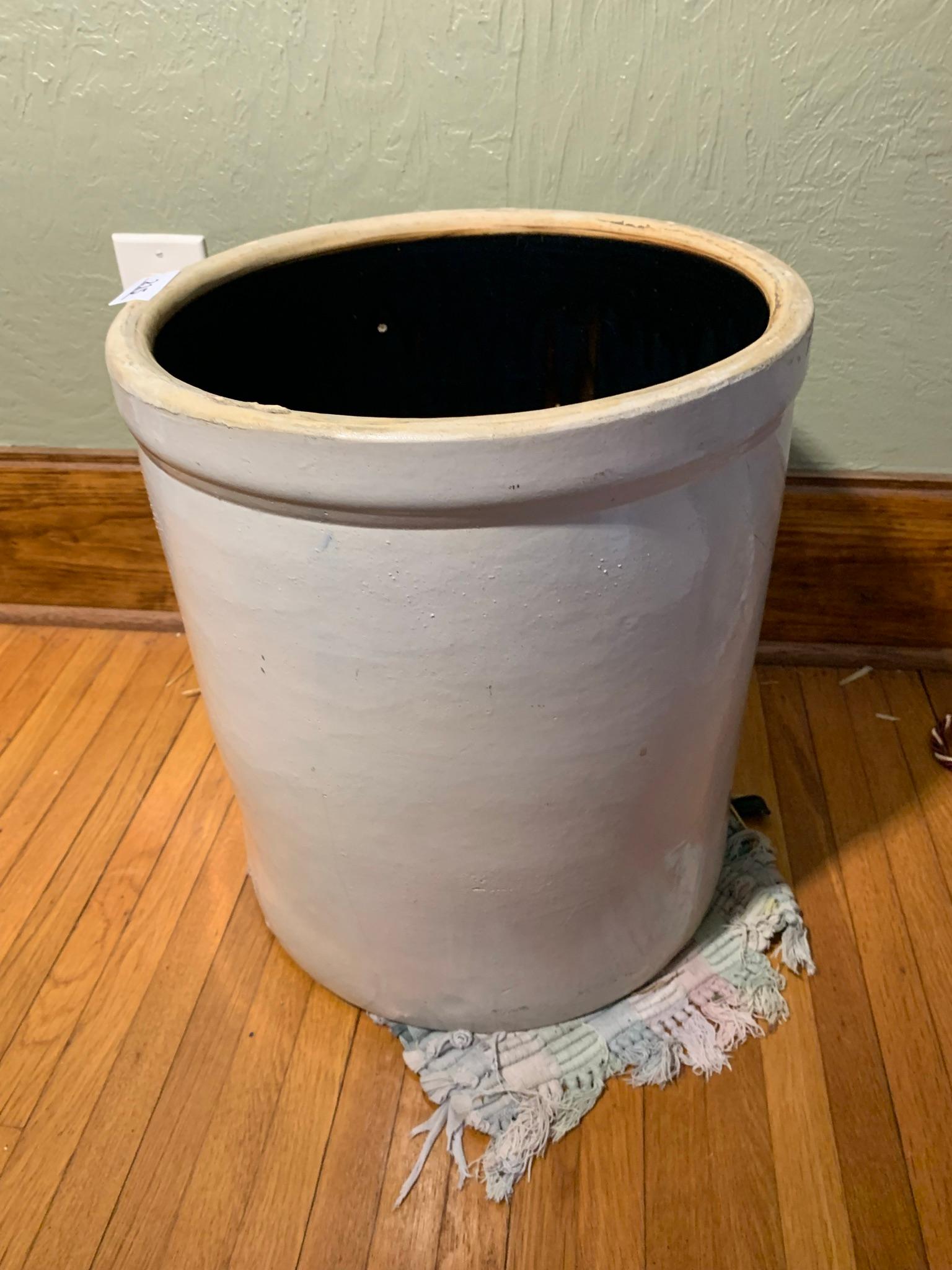 10 Gallon Stoneware Crock