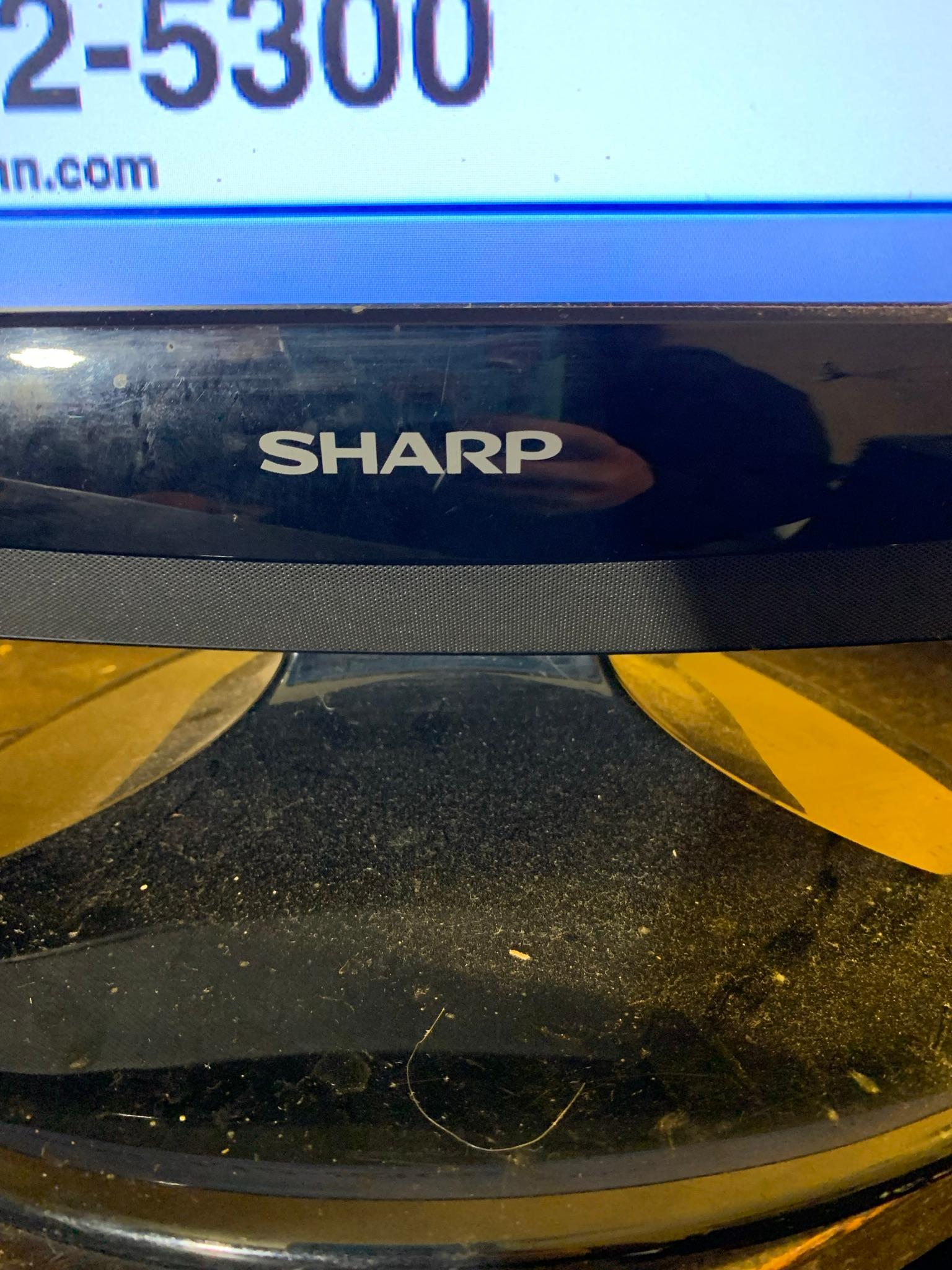 19 inch Sharp TV with Remote