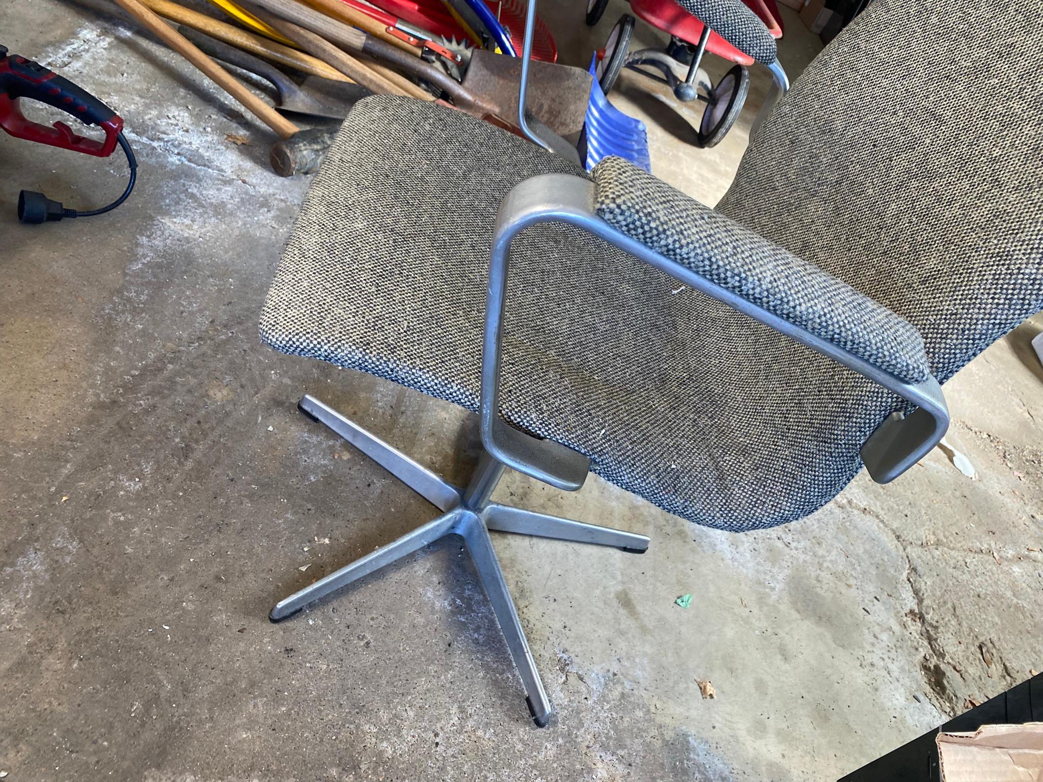 Unusual Mid Century Modern Tall Back Office Chair